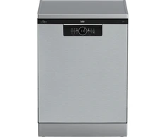 Indaplovė Beko b300 BDFN26530X, Freestanding, Full size (60 cm), Nerūdijantis plienas, Juodas, Touch, LED