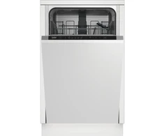 Indaplovė Beko DIS35026, Fully built-in, Slimline (45 cm), Juodas, Mygtukai, LED, Hot