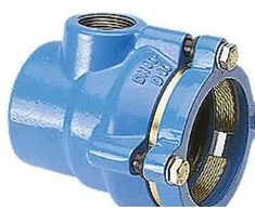 Induflow Galinė įvorė 75 mm x 1 1/4 - tempiama PE+PVC pusėje. „Hawle“