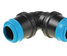 Induflow 90° kampas 63 mm - Delrin. Hawle