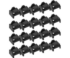 InLine® RJ45 prievadų blokatorius, 20 blokatorių papildymo pakuotė, juoda