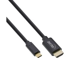 Eaton InLine® USB Ekranas Kabelis, USB-C Stecker zu HDMI Stecker, 5m
