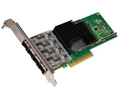 Karta jungiama į tinklą Intel Intel Ethernet Converged Network Adapteris X710-DA4 - Netzwerkadapter - PCIe 3.0 x8 - 10 Gigabit SFP+ x 4