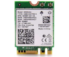 Intel „Wi-Fi 6 AX200“ (Gig+), vidinis, belaidis, PCI Express, WLAN, „Wi-Fi 6“ (802.11ax), 2400 Mbit/s