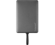 Intenso išorinė baterija MC10000, juoda, 10000 mAh, magnetinis, metalinis žiedas