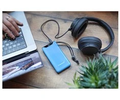 Intenso USB Power Bank 10000mAh QC3.0 - Mėlynas