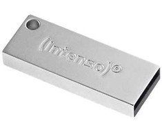 Intenso Premium Line, 32 GB, USB A tipo, 3.2 Gen 1 (3.1 Gen 1), 100 MB/s, be dangtelio, sidabrinis