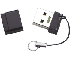 Intenso Slim Line, 64 GB, USB A tipo, 3.2 kartos 1 (3.1 kartos 1), 100 MB/s, Dangtelis, Juoda