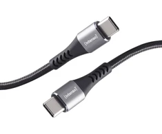 Intenso CHARGING / DATA CABLE C240C / 2 METER / ZWART, 2 m, USB C, USB C, Juodas