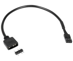 Inter-Tech – RGB LED adapteris – 3 kontaktų R