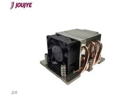 Dynatron J10 AMD Genoa SP5 2U Aktiv 5 Heatpipes Kuehlkoerper und Lamellen aus Aliuminio - Processor cooler - 25.8 dB