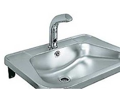 Intra Juvel rankų plovimo kriauklė 560X420X160MM nerūdijantis plienas