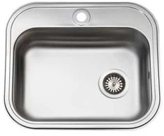 Intra Juvel virtuvės kriauklė BMK480B1 480 x 340 mm matinė su filtru