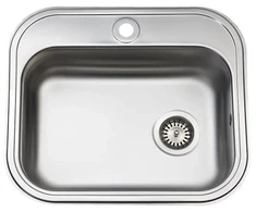 Intra Juvel virtuvės kriauklė BMK480B1 480 x 340 mm matinė su filtru