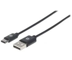 Intracom MANHATTAN USB A - USB C kabelis, 1 m
