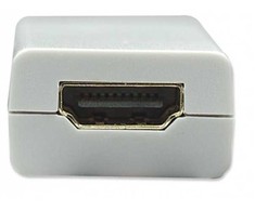 Intracom Techly MDP-HDMIF Mini DisplayPort vyriškos jungties į HDMI moteriškos jungties adapteris, baltas, 0,15 m IADAP