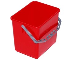 Tina Trolleys Sandėliavimo dėžė, Tina vežimėliai, 240x190x220 mm, raudona, PP, su pilka rankena