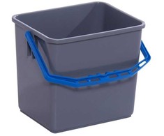 Tina Trolleys Prekių dėžė Tina vežimėliams 240x190x220 mm pilka PP su mėlyna rankena
