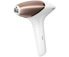 Philips Lumea IPL 9000 serijos BRI955/00 IPL plaukų šalinimo prietaisas: ilgesniam lygumui be plaukų, intensyvi impulsinė šviesa (IPL), auksinė, balta, 8,5 min., 2,5 min., 2 min., 1,5 min.
