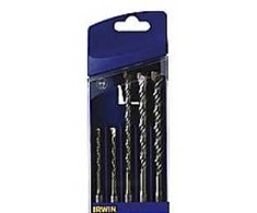 IRWIN 10502089, Perforatorius, Grąžtų rinkinys, SDS-plus kotas, 5 vnt.