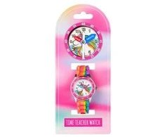 Išmanusis laikrodis Accutime - Watch Time Teacher Rainbow Unicorn (910341)
