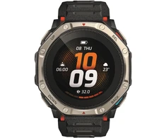 Išmanusis laikrodis Amazfit T-Rex Dual Solar, 3.35 cm (1.32"), AMOLED, Jutiklinis ekranas, 64 GB, GPS (satellite), 94.5 g