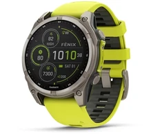 Išmanusis laikrodis Garmin fenix 8, 3.3 cm (1.3"), Jutiklinis ekranas, 32 GB, Wi-Fi, GPS (satellite), 80 g