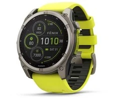 Išmanusis laikrodis Garmin fenix 8, 3.56 cm (1.4"), Jutiklinis ekranas, 32 GB, Wi-Fi, GPS (satellite), 95 g