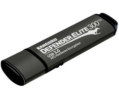 „iStorage Kanguru Defender Elite300“, 32 GB USB atmintinė, USB A tipo, 3.2 Gen 1 (3.1 Gen 1), juoda, pilka