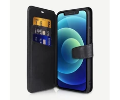 ITSKINS AP2G-BOOKC-BLCK, Piniginės formos dėklas, Apple, iPhone 12 mini, 13,8 cm (5,42"), Juodas