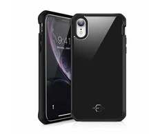 ITSKINS BALLISTIC // STIKLINIS dėklas, Apple, iPhone XR, juodas