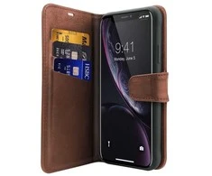 ITSKINS AP61-BOOKC-BROW, Piniginės dėklas, Apple, iPhone XR, 15,5 cm (6,1"), Ruda