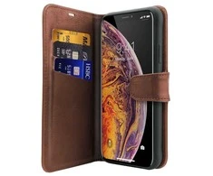ITSKINS APXP-BOOKC-BROW, Dėklas, Apple, iPhone XS Max, 16,5 cm (6,5"), Juodas