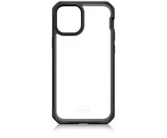ITSKINS FERONIABIO PURE dėklas, skirtas „iPhone 12 mini®“. Juodas ir skaidrus.