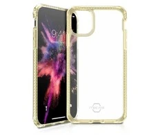 ITSKINS HYBRID CLEAR dėklas, skirtas iPhone 11 Pro / XS / X®. Šviesiai geltonas ir skaidrus.