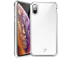ITSKINS HYBRID GLASS dėklas, skirtas iPhone XS / X®. Sidabrinis