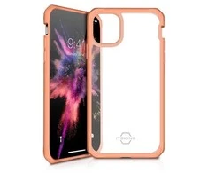 ITSKINS HYBRID SOLID dėklas, skirtas iPhone 11 Pro / XS / X®. Koralų spalvos ir skaidrus.