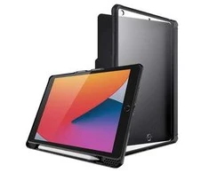 ITSKINS HYBRID SOLID FOLIO dėklas, skirtas iPad 10.2" 2021 (9-osios kartos)®. Juodas