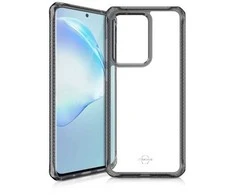 Dėklas ITSKINS Hybride Clear Samsung Galaxy S20 Ultra juodas ir skaidrus