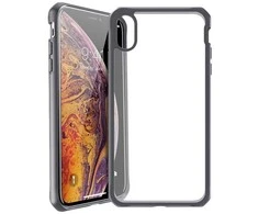 ITSKINS HybridFrost, Dėklas, Apple, iPhone Xs Max, 16,5 cm (6,5"), Juodas, Permatomas