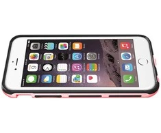 ITSKINS ITVNIP6PORPNK, Dėklas, Apple, iPhone 6/6S Plus, 14 cm (5,5"), Juodas, Rožinis