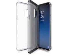 ITSKINS NANO DUO dėklas, skirtas „Samsung Galaxy S9+®“. Juodas ir skaidrus.