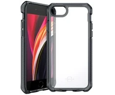ITSKINS SupremeClear, Dėklas, Apple, iPhone 6/6S/7/8/SE (2020), 11,9 cm (4,7"), Juodas, Permatomas