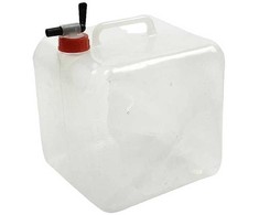 Trefl IWH 19602 Wasserkanister 10 l faltbar, mit Hahn (19602)