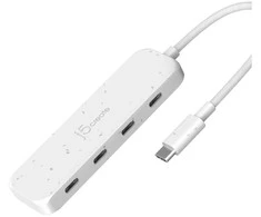 J5J5Create J5create – ekologiškas USB-C į 4 prievadų C tipo 2 kartos šakotuvas