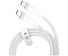 j5create USB-C 60W Itin minkštas, dvigubai pintas kabelis greitam įkrovimui (JUCX18L18W-N)