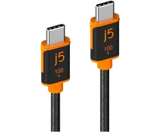 Kabelis USB j5create USB-C 100W Przewód do synchronizacji i ładowania (JUCX25L18-N)