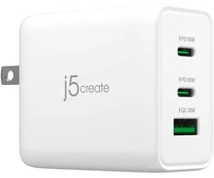 J5create – 65 W GaN USB-C 3 prievadų įkroviklis – ES
