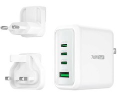 Nešiojamojo kompiuterio maitinimo adapteris j5create 70 W, (JUP4370EF-N)