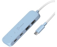 J5Create EKOLOGIŠKAS USB-C Į 4 PRIEVADŲ / C TIPO A TIPO 2 KARTOS ŠAKOTAS